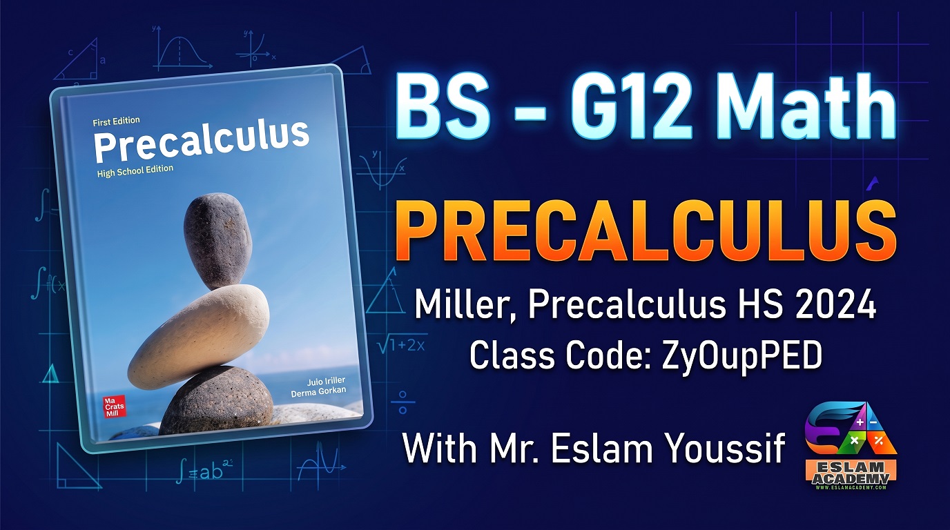 Precalculus HS 2024 - Miller